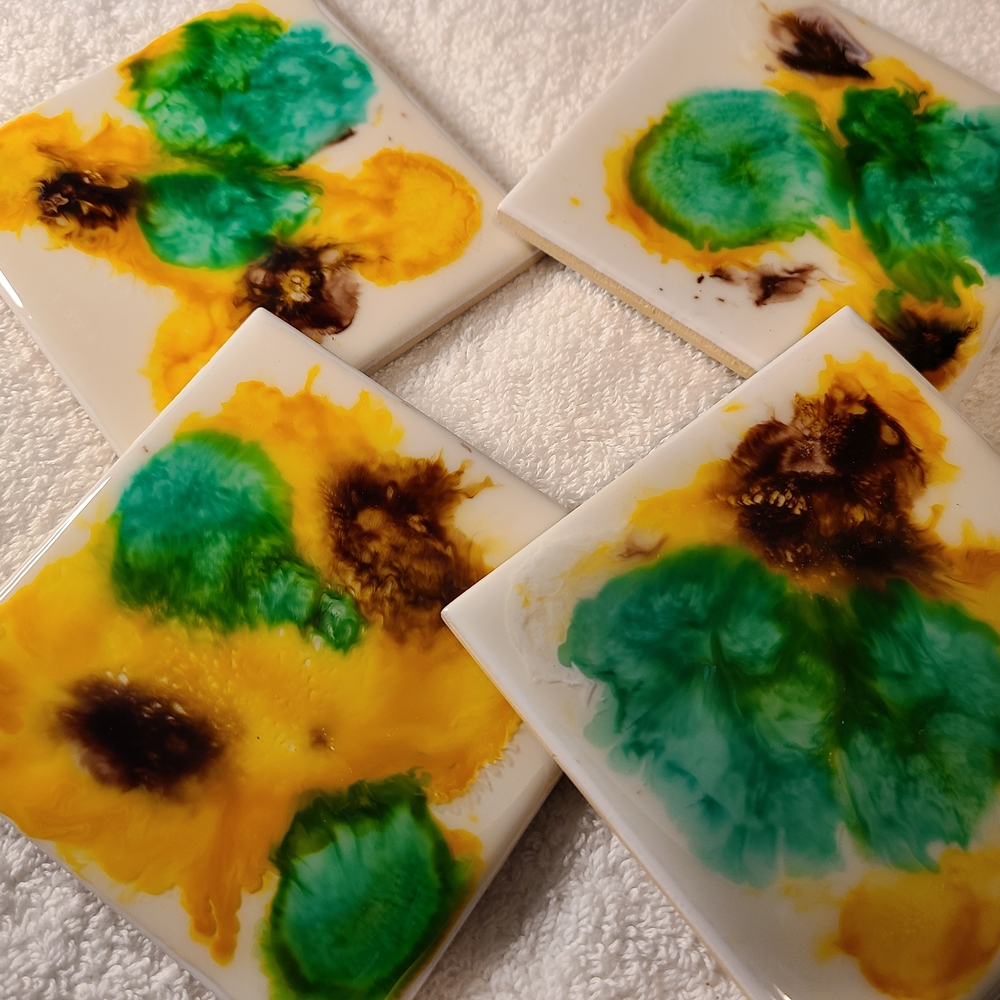 Colorful Abstract Coasters - Picture 11 of 11
